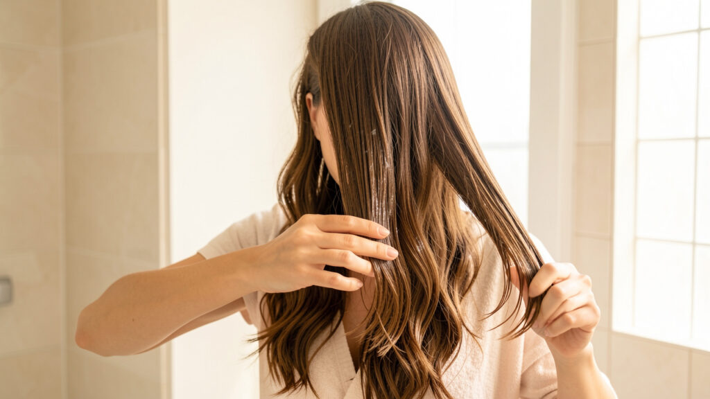 Soin réparateur cheveux : comment réparer les longueurs abîmées sans alourdir votre routine