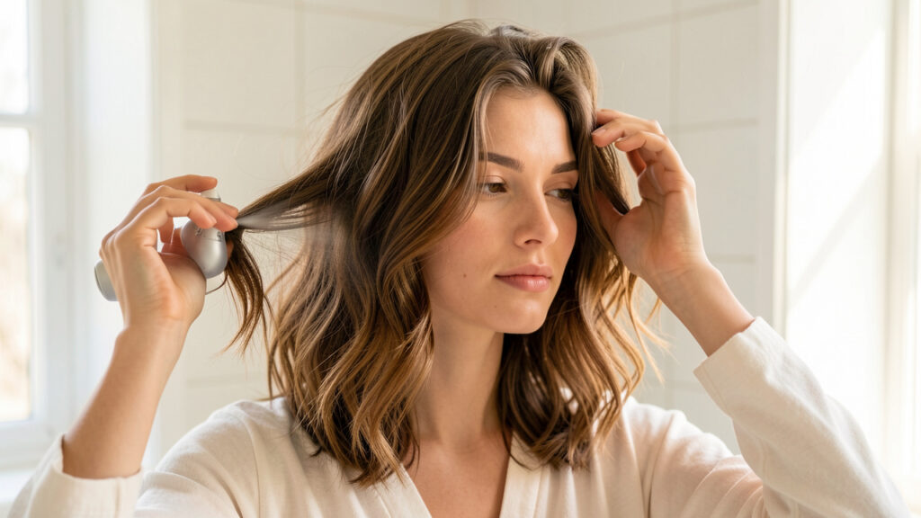Spray volumateur : comment l’utiliser pour donner du corps aux cheveux sans effet carton ?